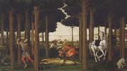 Sandro Botticelli rNovella di Nastagio degli Onesti Spain oil painting artist